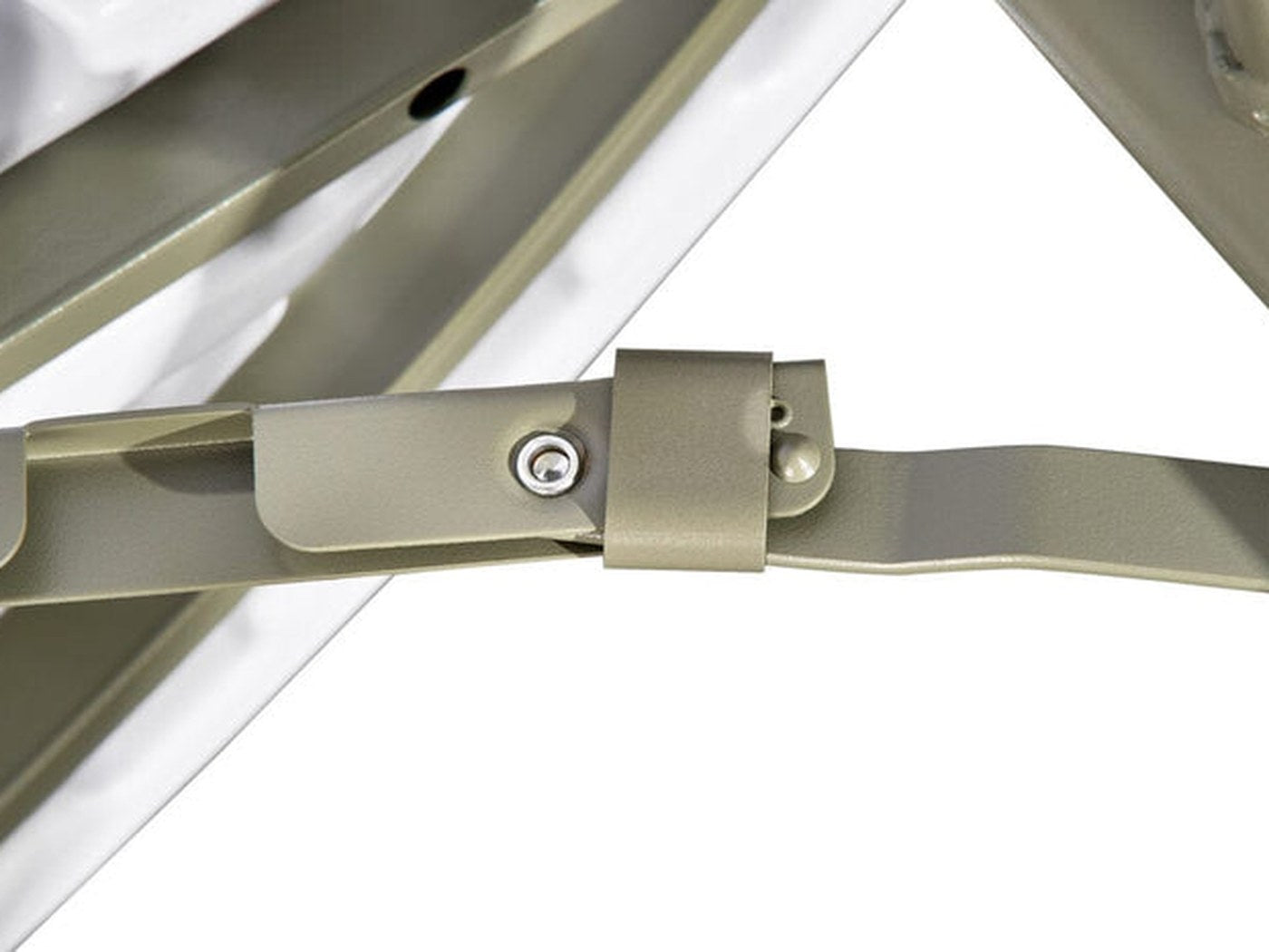 Posi-lock legs lock into place instead of relying on friction. This is the joint that fails on cheap rounds, usually mid-service.