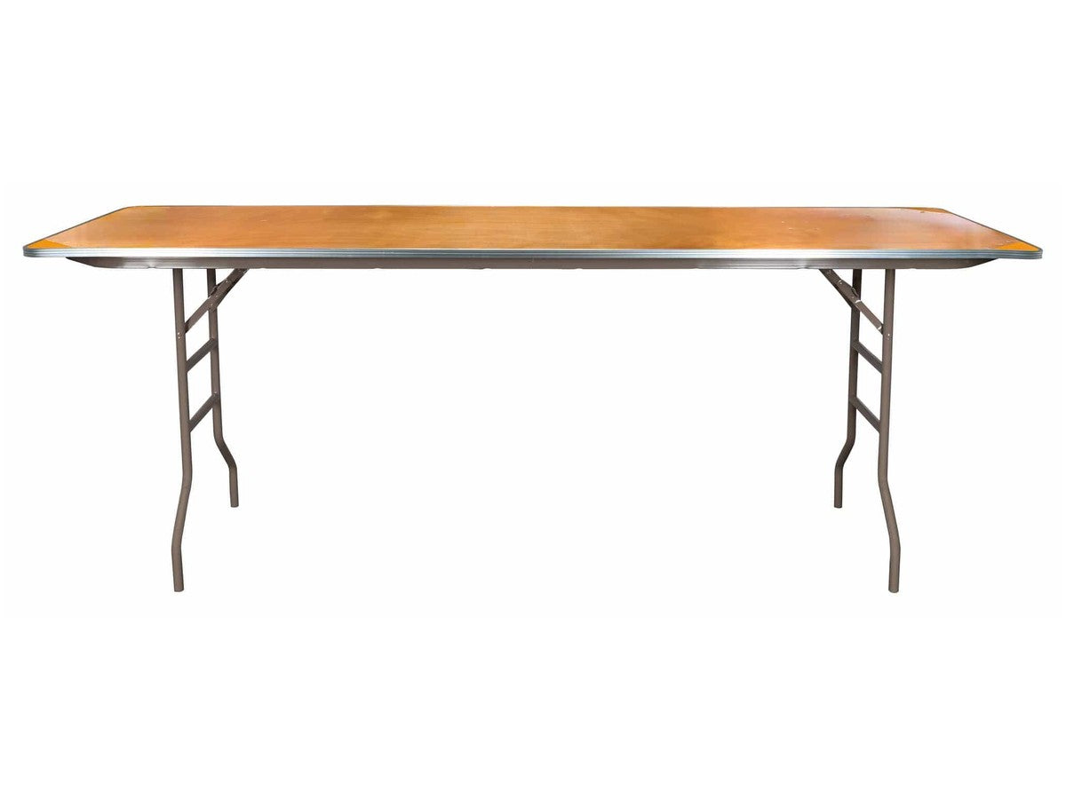 In profile at 36 inches. Six inches taller than the dining rectangle, and the reason a serving line moves faster.