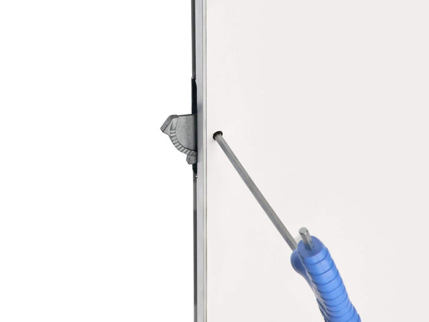 The camlock tool, not tape. The seam stays tight through four hours of dancing instead of creeping open by the third song.