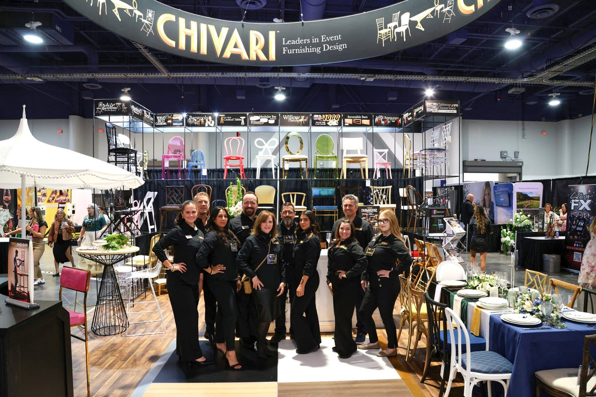 The Chivari team at our WMBA booth in Las Vegas