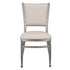 Lusso Luxury Chairs Chiavari 2.0 Diamante Metallic Silver Aluminum Diamond Back Chair with Silicone Cushion CDA2S-AX