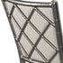 Lusso Luxury Chairs Chiavari 2.0 Diamante Metallic Silver Aluminum Diamond Back Chair with Silicone Cushion CDA2S-AX