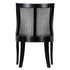 Chivari Black Hampton Wood Chair with Beige Fabric Cushion CHWB-BEGF-KT
