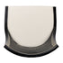 Chivari Black Hampton Wood Chair with White Fabric Cushion CHWB-WHIF-KT