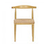 Chivari Natural Wood Horn Chair with Natural Rope Seat CHWN-SHRNT-KT