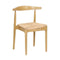 Chivari Natural Wood Horn Chair with Natural Rope Seat CHWN-SHRNT-KT