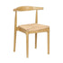 Chivari Natural Wood Horn Chair with Natural Rope Seat CHWN-SHRNT-KT