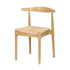 Chivari Natural Wood Horn Chair with Natural Rope Seat CHWN-SHRNT-KT