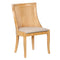Chivari Natural White Wash Hampton Chair with Beige Fabric Cushion CHWNWW-BEGF-KT