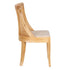 Chivari Natural White Wash Hampton Chair with Beige Fabric Cushion CHWNWW-BEGF-KT