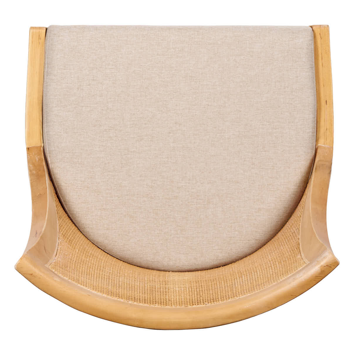 Chivari Natural White Wash Hampton Chair with Beige Fabric Cushion CHWNWW-BEGF-KT