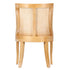 Chivari Natural White Wash Hampton Chair with Ivory Fabric Cushion CHWNWW-IVYF-KT