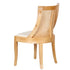 Chivari Natural White Wash Hampton Chair with White Fabric Cushion CHWNWW-WHIF-KT