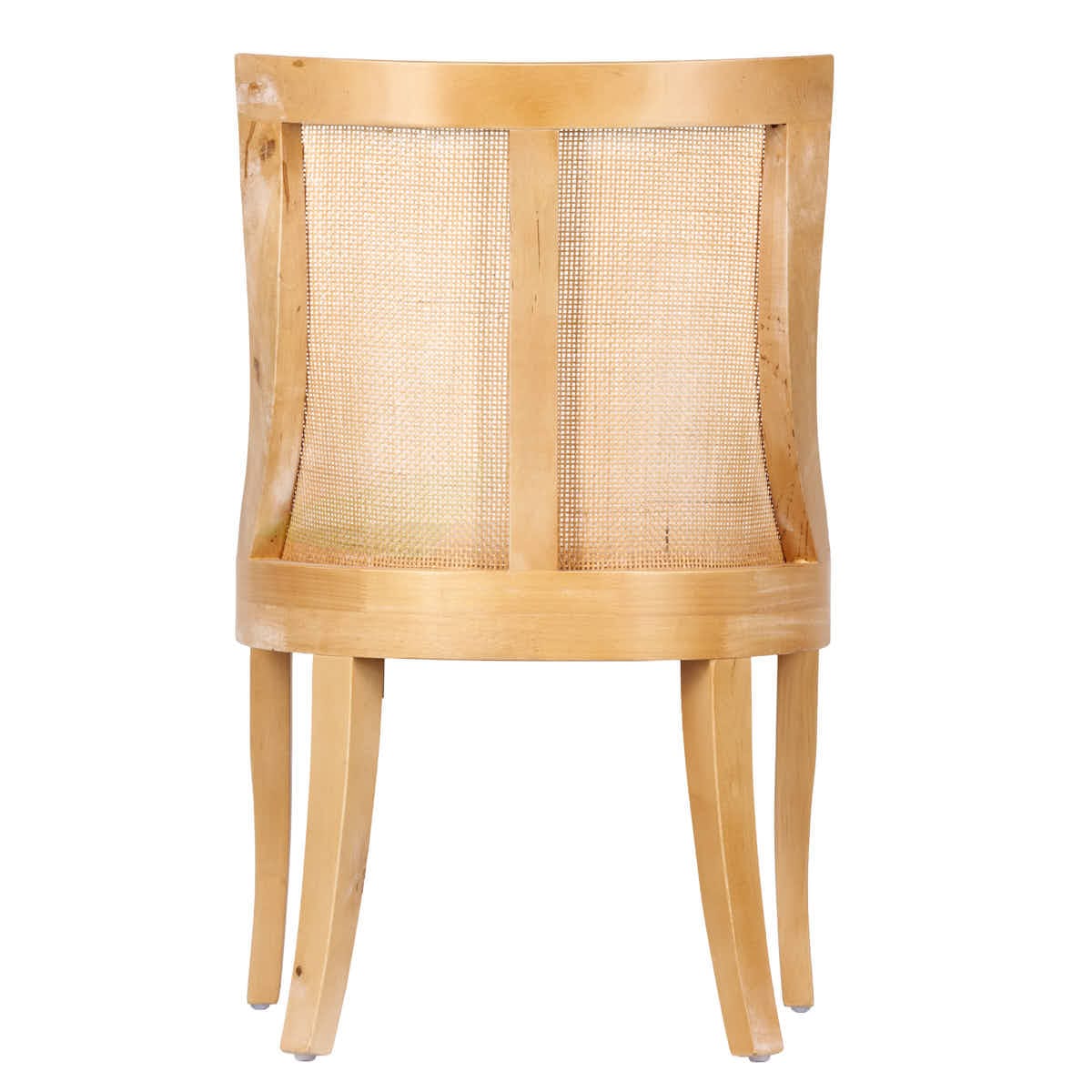 Chivari Natural White Wash Hampton Chair with White Fabric Cushion CHWNWW-WHIF-KT