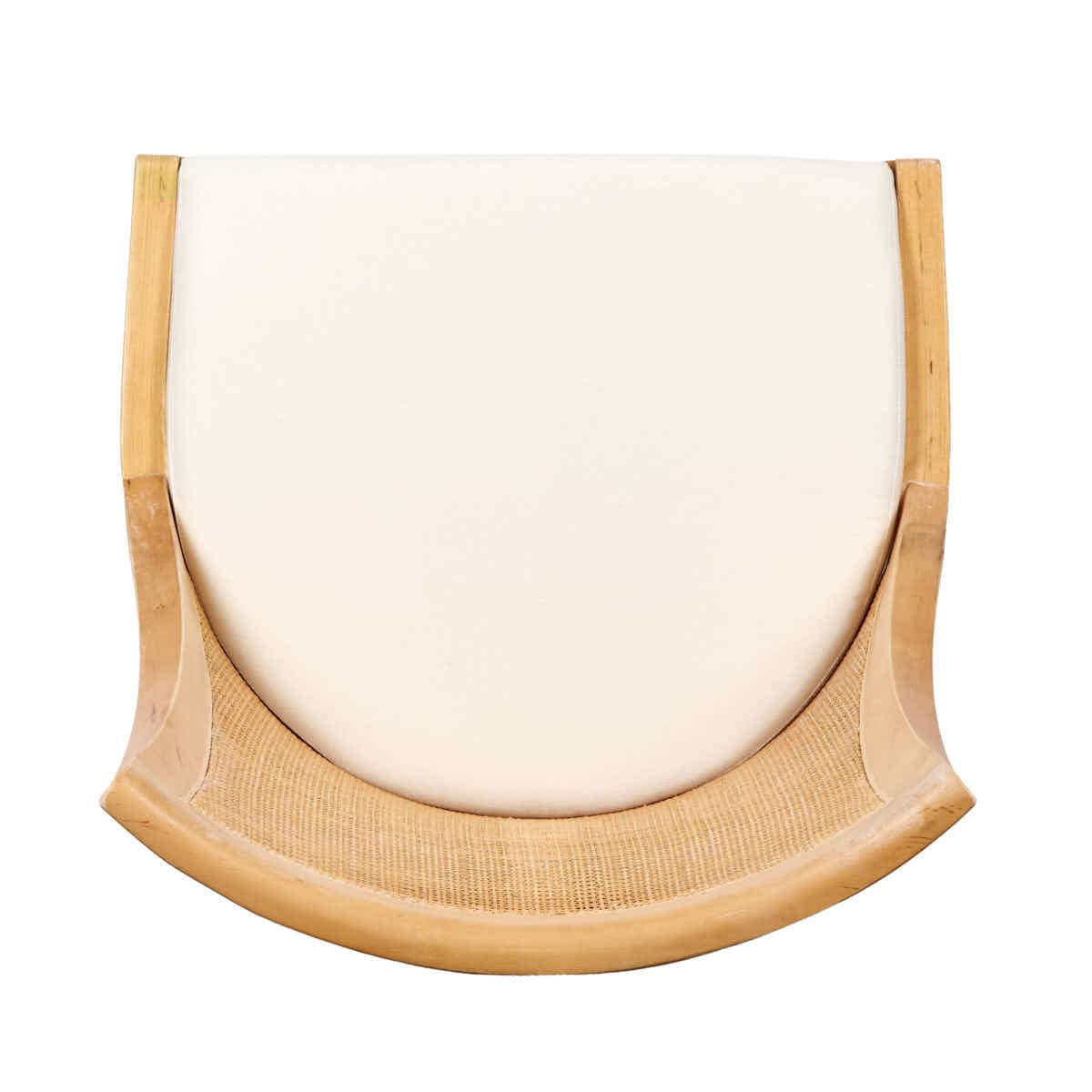 Chivari Natural White Wash Hampton Chair with White Fabric Cushion CHWNWW-WHIF-KT