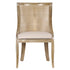 Chivari Antique Washed Hampton Chair with Beige Fabric Cushion CHWRF-BEGF-KT