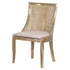 Chivari Antique Washed Hampton Chair with Beige Fabric Cushion CHWRF-BEGF-KT