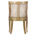 Chivari Antique Washed Hampton Chair with Beige Fabric Cushion CHWRF-BEGF-KT