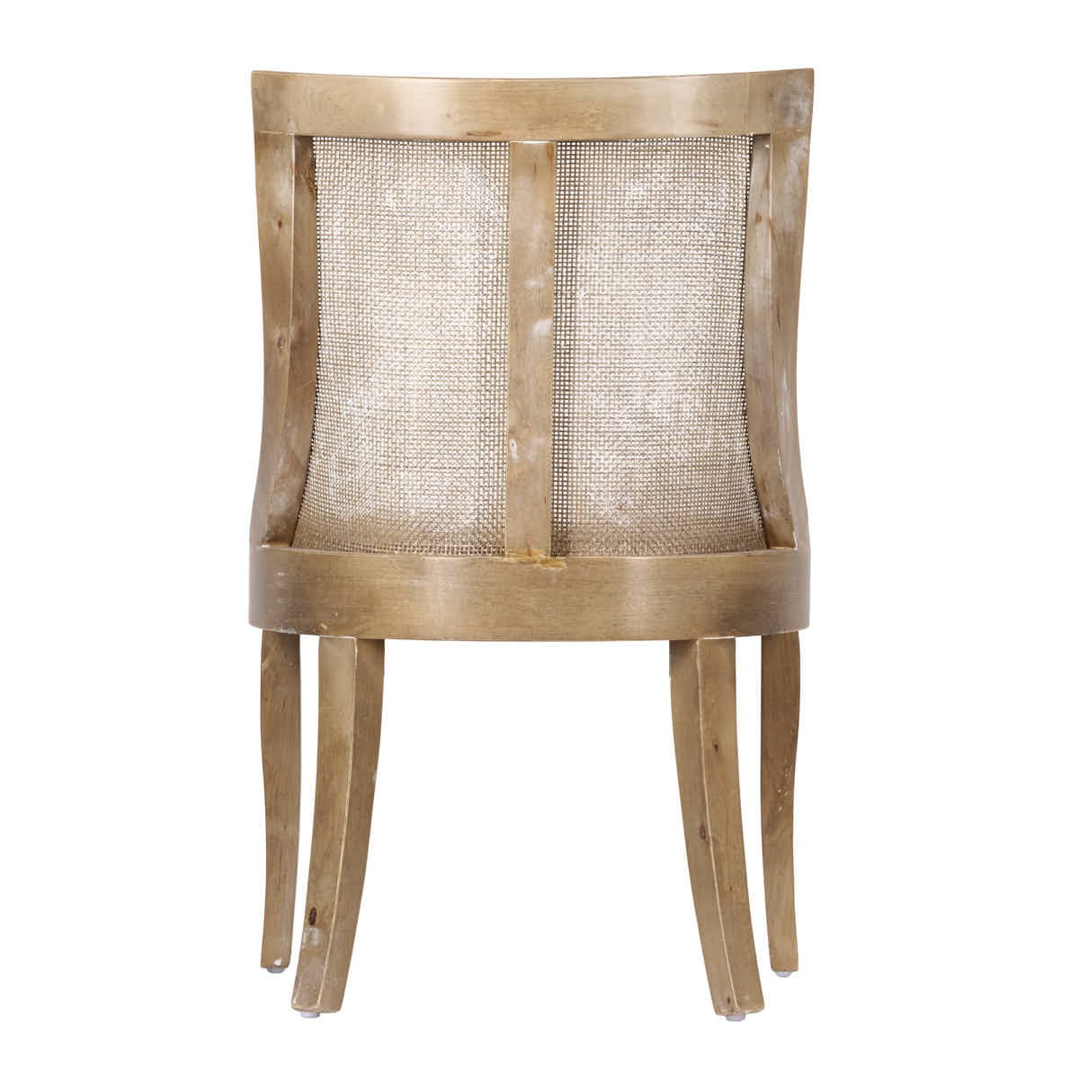 Chivari Antique Washed Hampton Chair with Ivory Fabric Cushion CHWRF-IVYF-KT