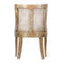 Chivari Antique Washed Hampton Chair with Ivory Fabric Cushion CHWRF-IVYF-KT