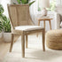Chivari Antique Washed Hampton Chair with White Fabric Cushion CHWRF-WHIF-KT