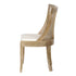 Chivari Antique Washed Hampton Chair with White Fabric Cushion CHWRF-WHIF-KT