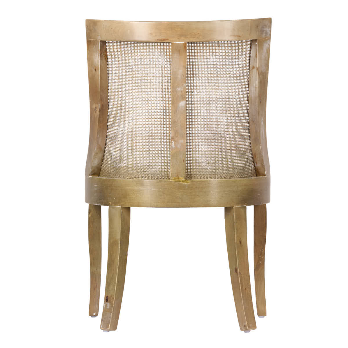 Chivari Antique Washed Hampton Chair with White Fabric Cushion CHWRF-WHIF-KT