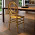 Chivari Gold ToughResin™ Infinity Chair CIRG-ZG-T