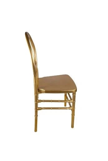 Chivari Gold ToughResin™ Infinity Chair - 4 Pack - Some Assembly Required CIRG-U-ZG-T-4