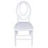 Chivari White ToughResin™ Infinity Chair - 4 Pack - Some Assembly Required CIRW-U-ZG-T-4