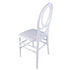 Chivari White ToughResin™ Infinity Chair - 4 Pack - Some Assembly Required CIRW-U-ZG-T-4