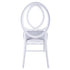 Chivari White ToughResin™ Infinity Chair - 4 Pack - Some Assembly Required CIRW-U-ZG-T-4
