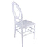 Chivari White ToughResin™ Infinity Chair - 2 Pack - Some Assembly Required CIRW2-U-ZG-T-2