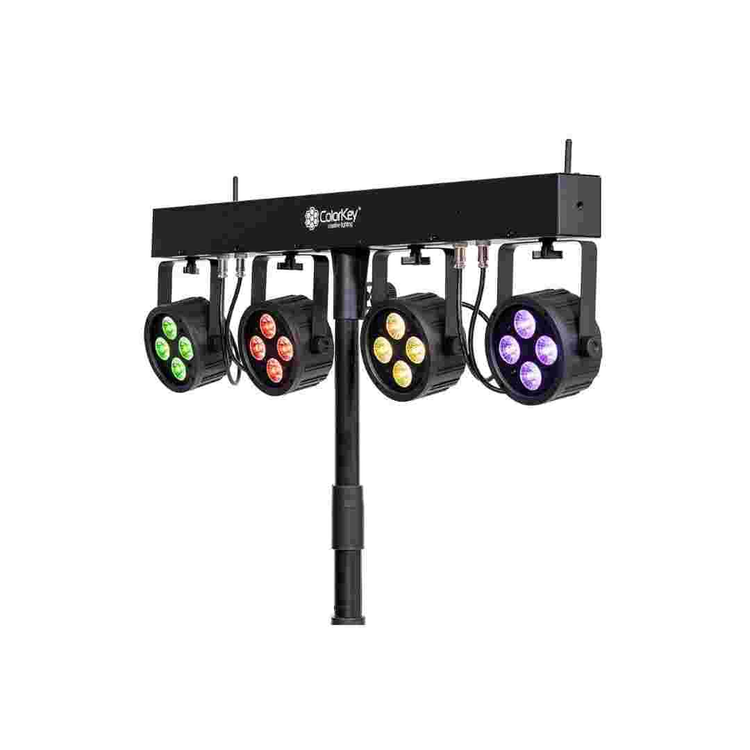 ColorKey ColorKey Black PartyBar Mobile 100 EL Battery Powered Wireless Light Bar System CKU-3062