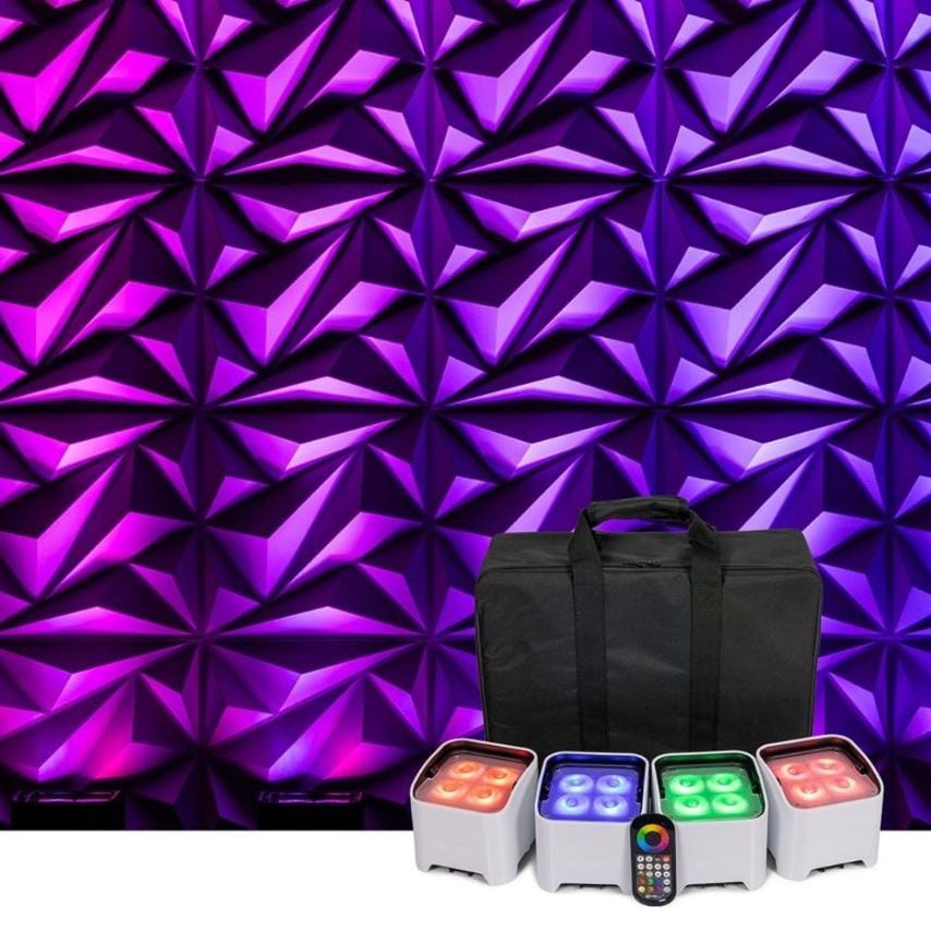 ColorKey ColorKey MobilePar Mini Hex 4 MKII 4 Pack with Carrying Case CKU-6224