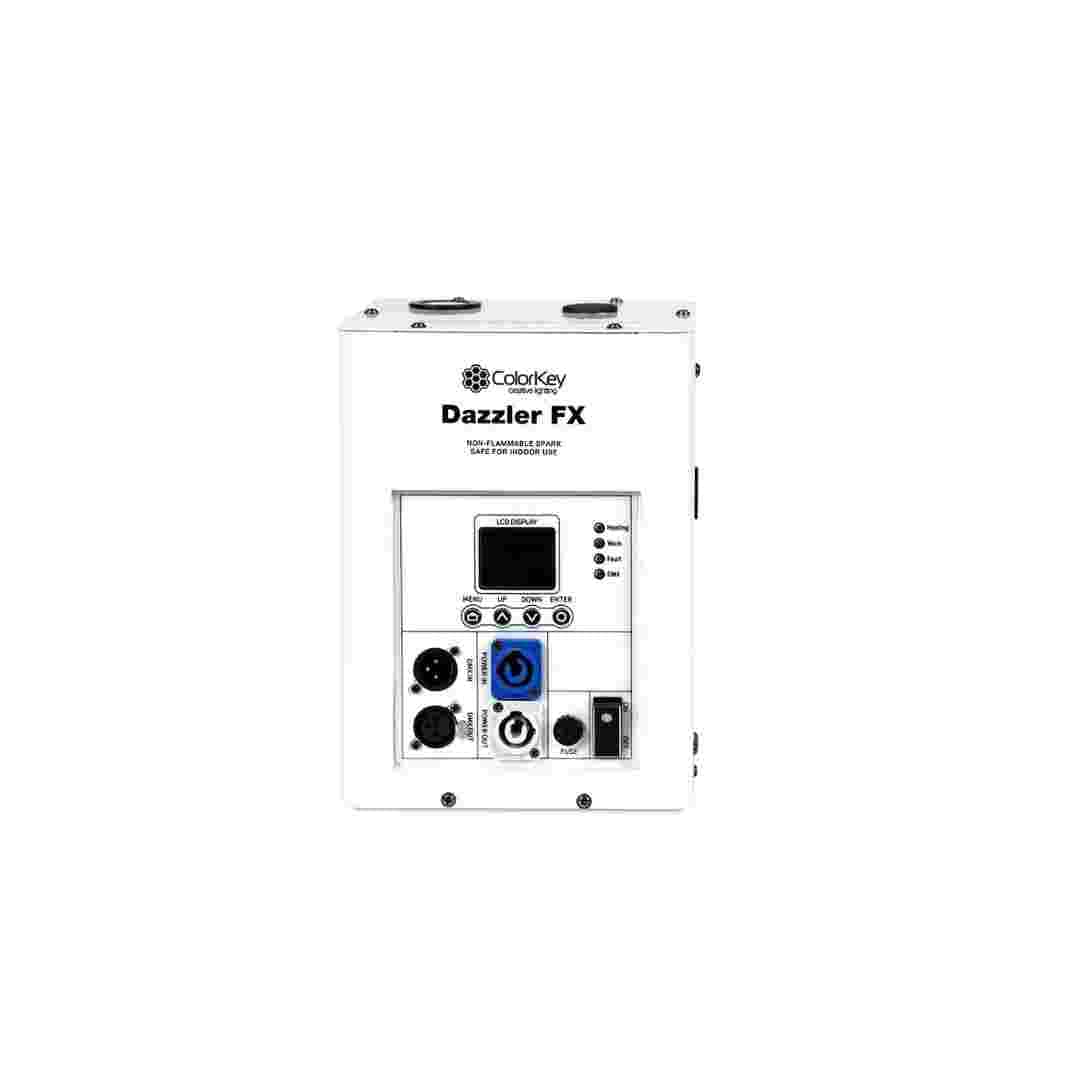 ColorKey ColorKey Dazzler FX MKII 2 Pack Cold Spark Machines with Road Case White CKU-7713