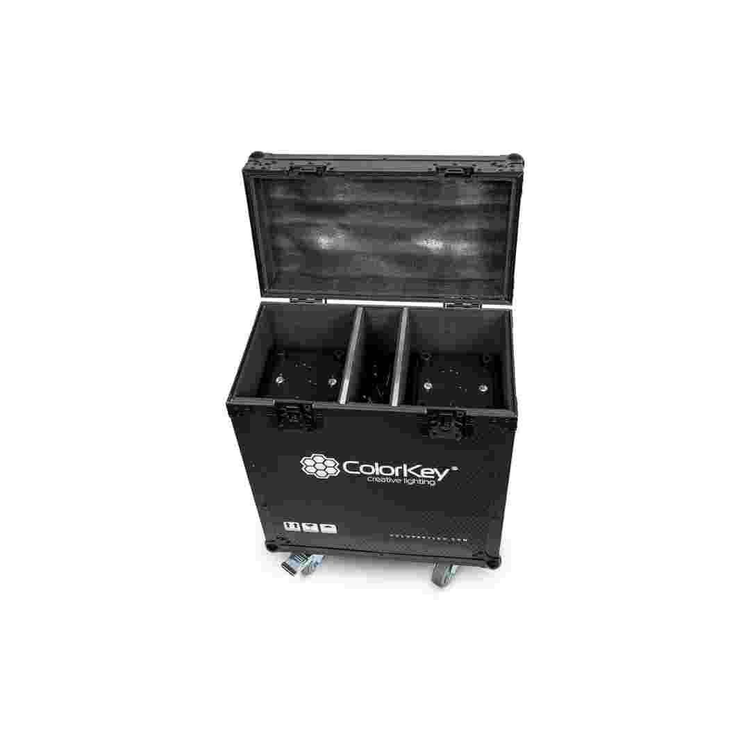 ColorKey ColorKey 2 pc Creator Flight Case for Spot 250 with Casters CKU-9061