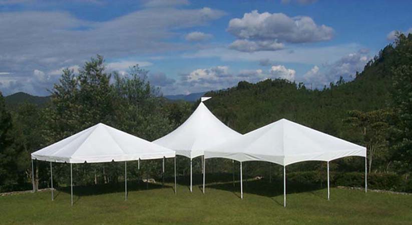 Chivari Chivari Traditional 10 x 20 18oz White Complete Tent CHI-33213C-WHTR1020-ETI