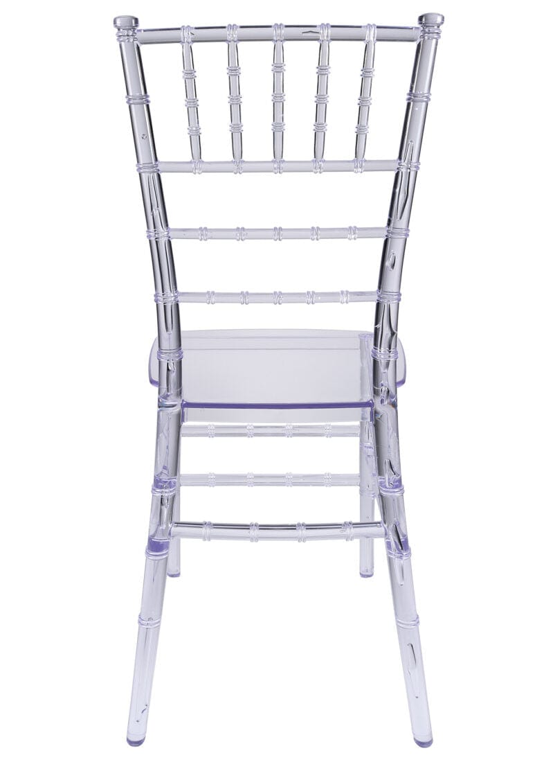 Chivari 40 Chair Pack Clear Resin ThinVisible Seat Chiavari Chair CCRC-MONO-THIN-ZG-T-40