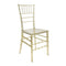 Chivari Clear Gold Champagne Resin Thin-Seat Chiavari Chair CCRCHG-MONO-THIN-ZG-T