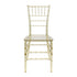 Chivari Clear Gold Champagne Resin Thin-Seat Chiavari Chair CCRCHG-MONO-THIN-ZG-T