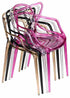 Chivari Copper Clear Resin Orbit Chair CSRT-ZG-T