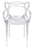 Chivari Clear Resin Orbit Chair CSRC-ZG-T