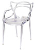 Chivari Clear Resin Orbit Chair CSRC-ZG-T