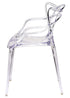 Chivari Clear Resin Orbit Chair CSRC-ZG-T