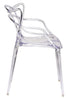 Chivari Clear Resin Orbit Chair CSRC-ZG-T