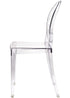 Chivari Clear Resin Oval Back Victoria Ghost Chair CGRVC-ZG-T