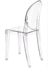 Chivari Clear Resin Oval Back Victoria Ghost Chair CGRVC-ZG-T