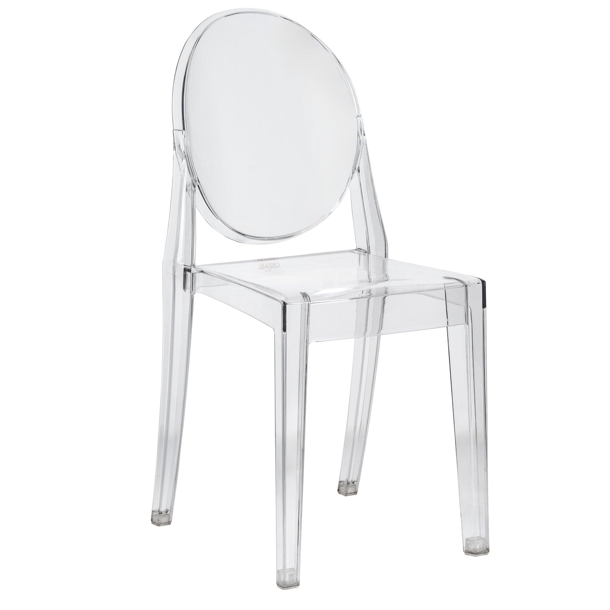 Chivari Clear Resin Kids Victoria Ghost Chair CGVRC-KID-ZG-T