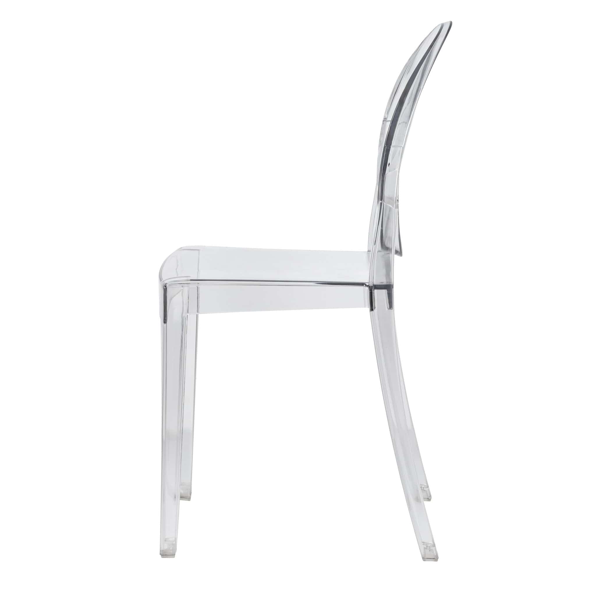 Chivari Clear Resin Kids Victoria Ghost Chair CGVRC-KID-ZG-T